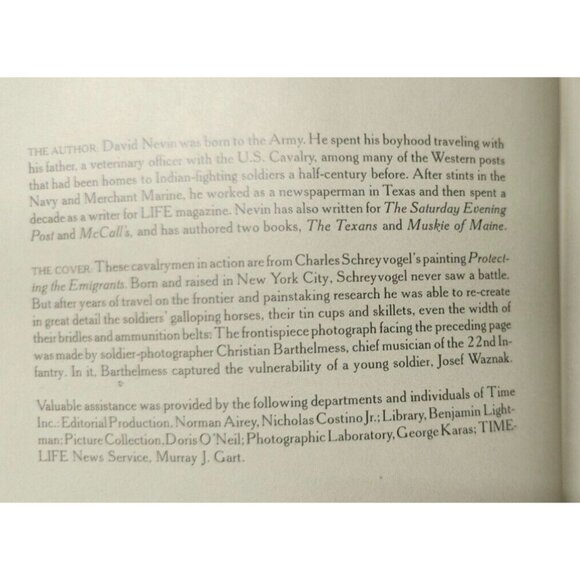 Vintage 1973 Time Life The Old West "The Soldiers" Faux Leather Hard Cover Book - Picture 14 of 16